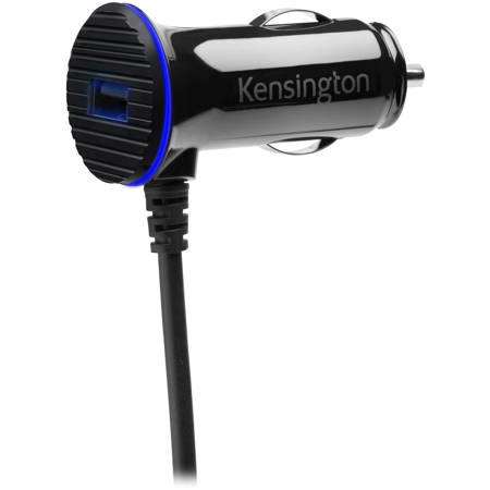 Kensington PowerBolt 3.4 Dual Fast Car Charger with Lightning Cable