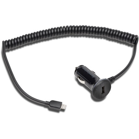 Kensington PowerBolt 3.4 Dual Fast Car Charger with Lightning Cable