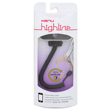Kenu Highline - iPhone Bungee Leash, Black