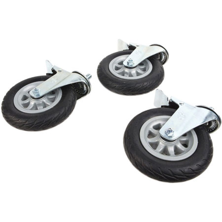 Kessler K-Pod 6" Dual-Locking Nomadic All-Terrain Wheels, Set of 3