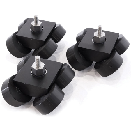 Kessler K-Pod Premium Track Dolly Trucks, Set of 3