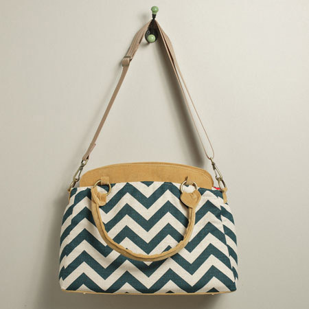 Ketti Handbags Chevron Designer Camera Bag