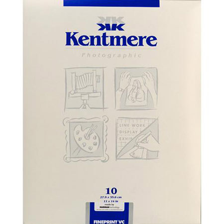 Kentmere Fineprint VC Grain SemiMatte Paper,11x14",10Sh