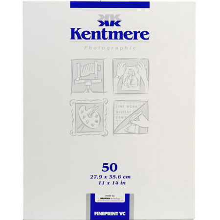 Kentmere 6008594 Fineprint VC Paper, 11x14in, 50 Sheets