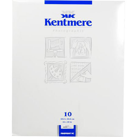 Kentmere 6006578 Fineprint VC Paper, 16x20in, 10 Sheets