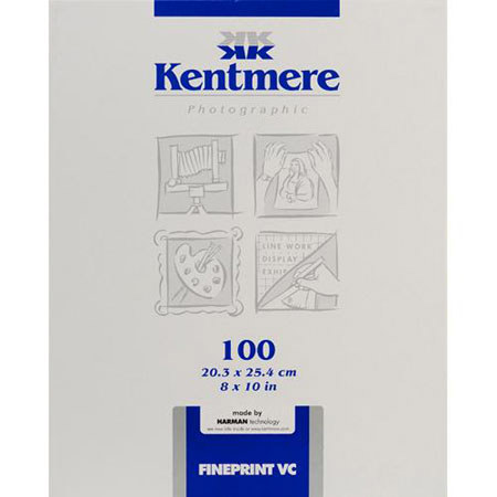 Kentmere Fineprint VC Grain SemiMatte Paper,8x10",100Sh