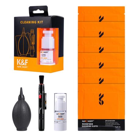 K&F Concept 4-In-1 Camera Lens Cleaning Pen Camera Lens Cleaning Kit for DSLR