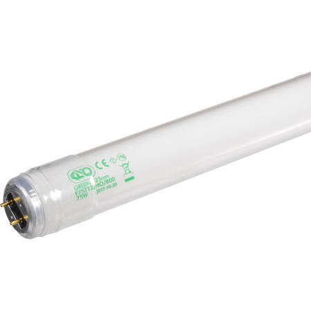 Kino Flo 4' Kino 800mA 525 Green Lamp, Uncoated