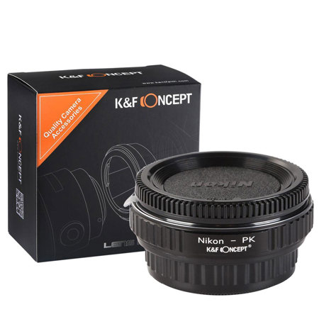K&F Concept High Precision Lens Adapter Mount,NIK-PK with Glass