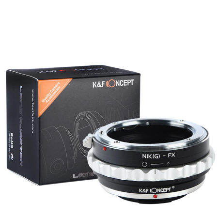 K&F Concept Nikon G/F/AI/AIS/D Lenses to Fuji X Lens Mount Adapter