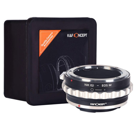 K&F Concept High Precision Lens Adapter Mount,AI(G)-EOS M