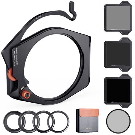 K&F Concept X Pro Square Filter Holder System with CPL, ND8, ND64, ND1000