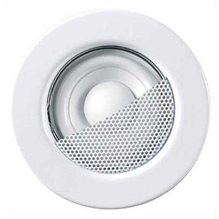 KEF Ci50R Full Range Round In-Wall/In-Ceiling Speaker, Single, Small, White