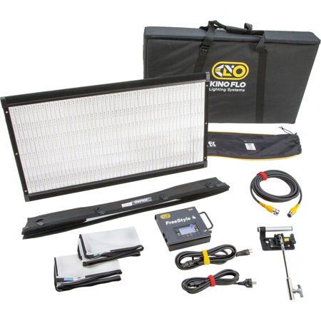 Kino Flo FreeStyle Air Max 150W RGB LED Panel Light w/Universal DMX Travel Kit