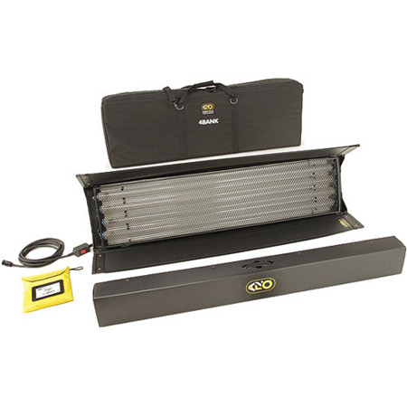 Kino Flo Tegra 4-Bank DMX Light Kit with Soft Case, Univ 120U