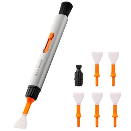 K&F Concept Versatile Switch Cleaning Pen Kit with 6x APS-C Sensor Cleaning Swab