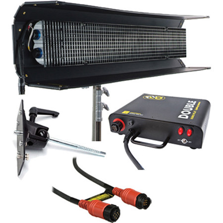 Kino Flo 4' Double Bank Select/VE Fluorescent System, 120V AC Power