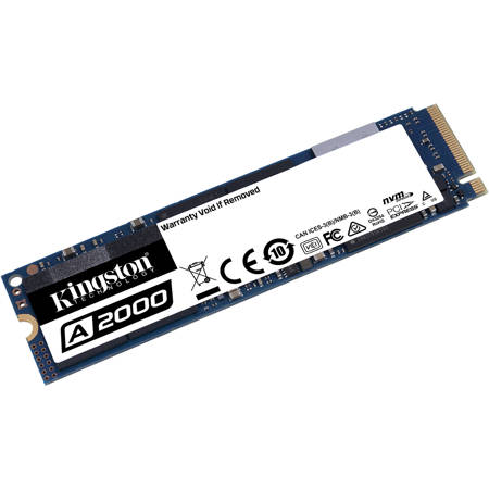 Kingston Technology A2000 500GB NVMe PCIe Gen 3.0 x4 M.2 Internal SSD