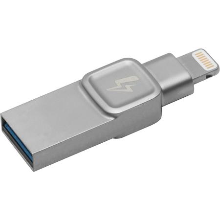 Kingston Technology 128GB Data Traveler Bolt Duo USB 3.0 Lightning Flash Drive