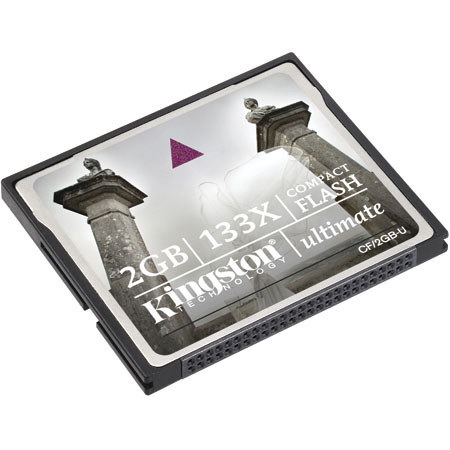 Kingston Technology 2 GB, 133x Ultimate Compact Flash Memory Card #CF2GBU