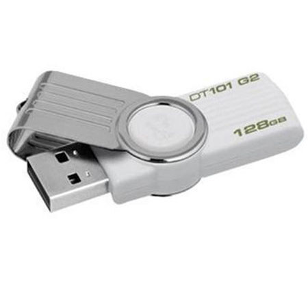 Kingston Technology 128GB DataTraveler 101 Gen 2 Flash Drive, White