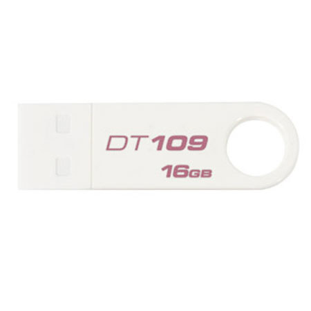 Kingston Technology DT109/16GBZ, 16GB Data Traveler 109, FlashDrive White