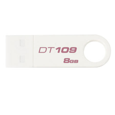 Kingston Technology DT109/8GBZ, 8GB Data Traveler 109, FlashDrive White