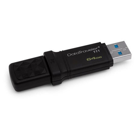 Kingston Technology 64GB DataTraveler 111 Flash Drive, USB 3.0