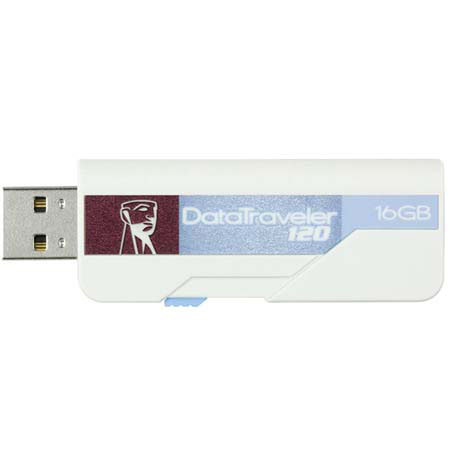 Kingston DataTraveler 120 16GB USB Flash Drive, Lt Blue