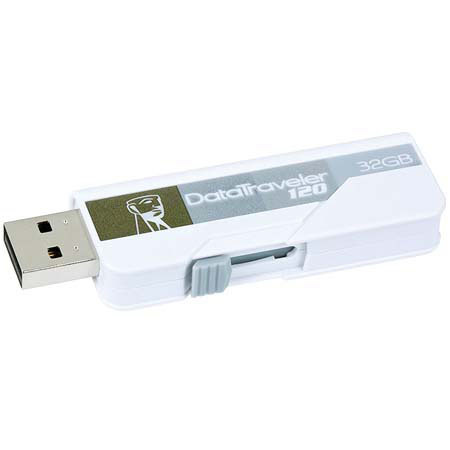 Kingston Data Traveler 120 32GB USB Flash Drive - Gray