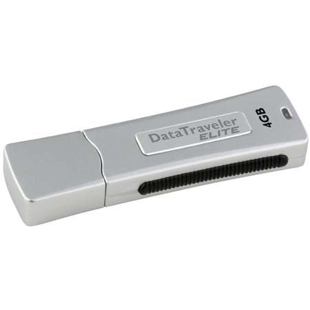 Kingston Technology DataTraveler Elite, 4GB Ultra-Secure, Plug-and-Play Flash Drive, USB 2.0