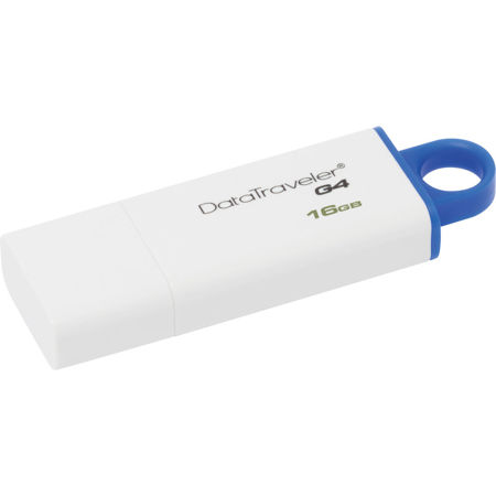 Kingston Technology 16GB DataTraveler Gen 4 (DTIG4) USB 3.0 Flash Drive, Blue