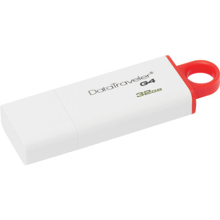 Kingston Technology 32GB DataTraveler Gen 4 (DTIG4) USB 3.0 Flash Drive, Red