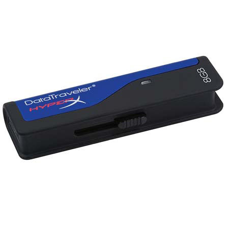 Kingston Technology Data Traveler HyperX2, 8GB Flash Drive with USB 2.0 Interface