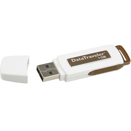 Kingston Technology Data Traveler I, 1 GB Flash Drive with USB 2.0 Interface, Gray