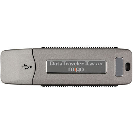 Kingston Technology DataTraveler II Plus, Migo Edition 4GB Flash Drive, High Speed USB 2.0