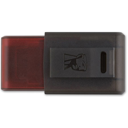 Kingston DTM104GB Mini10 USB Flash Drive, 4GB Red