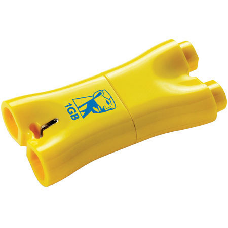 Kingston Technology DataTraveler, Mini Fun 1 GB USB Flash Drive (2.0) - Yellow