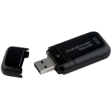 Kingston Technology DataTraveler Reader, USB Flash Drive and Card Reader, 1GB