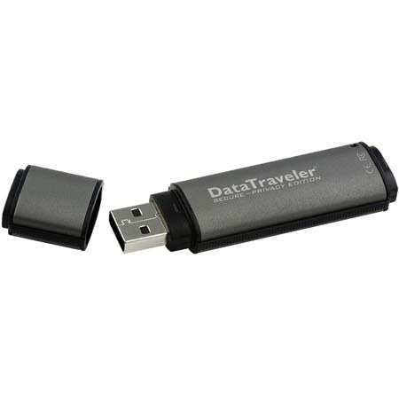 Kingston Technology 8GB DataTraveler Secure, Privacy Edition, USB Flash Drive