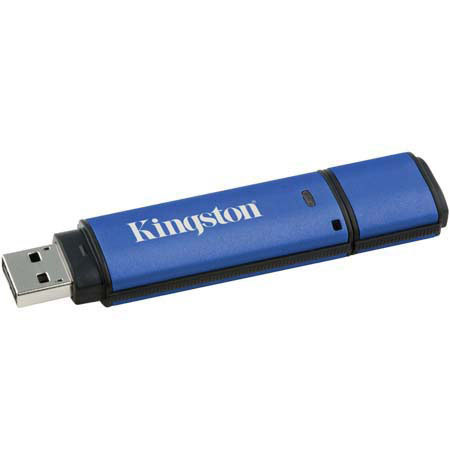 Kingston Technology Data Traveler Vault, 1 GB Flash Drive with 256bit AES Hardware-Based Encryption, USB 2.0