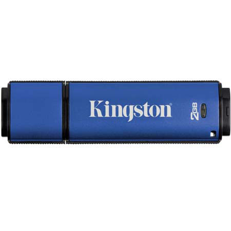 Kingston Technology Data Traveler Vault, 2 GB Flash Drive with 256bit AES Hardware-Based Encryption, USB 2.0