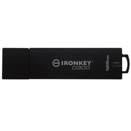 Kingston Technology IronKey D300 Standard 128GB USB 3.0 Flash Drive