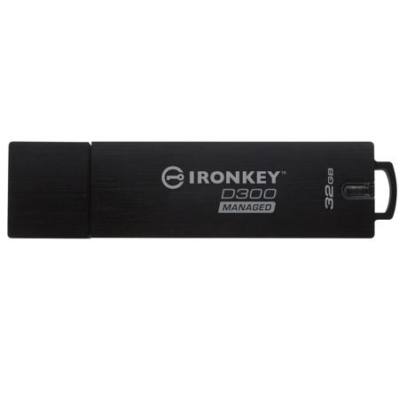 Kingston Technology IronKey D300 Managed 32GB USB 3.0 Flash Drive