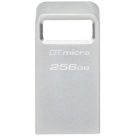 Kingston Technology DataTraveler Micro 256GB USB 3.2 Gen 1 Metal Flash Drive