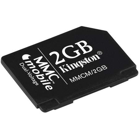 Kingston Technology 2 GB MultiMedia MMCmobile Memory Card. #MMCM2GB