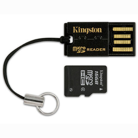 Kingston MRG2SDC216GB microSDHC Card Reader with USB