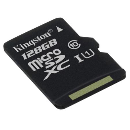 Kingston Technology 128GB Class 10 UHS-I microSDXC Card without SD Adapter