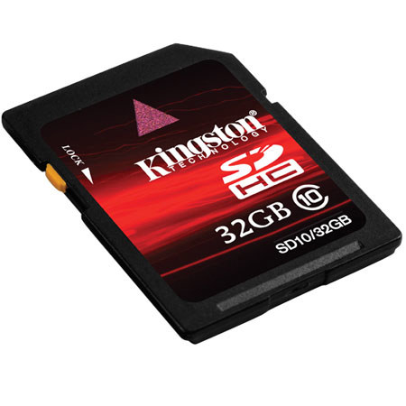 Kingston SD1032GB 32GB Class 10 SDHC Memory Card