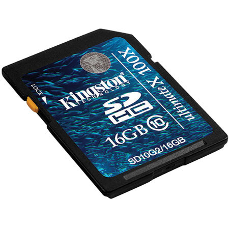Kingston 16GB Ultimate X Class 10 SDHC Memory Card